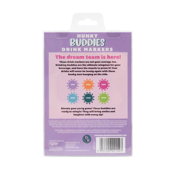 DRINK MARKERS | BUDDIES 6-PACK-Home-DRINKING BUDDIES-Coriander