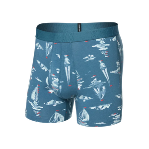 DROP TEMP COTTON BOXER BRIEF | SAIL AWAY-TAPESTRY-Intimates-SAXX-Coriander