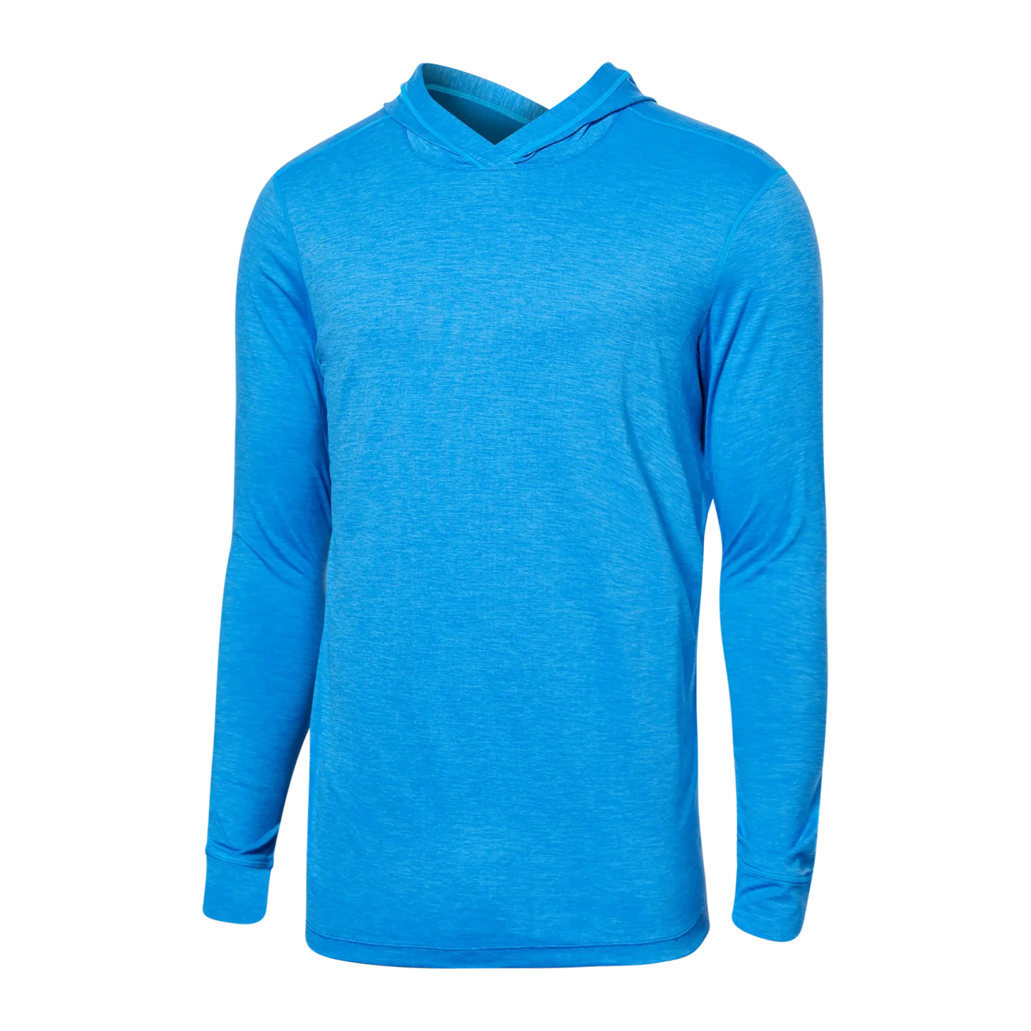 DROPTEMP ALL DAY COOL HOODIE-Shirts & Tops-SAXX-SMALL-RACER BLUE HEATHER-Coriander