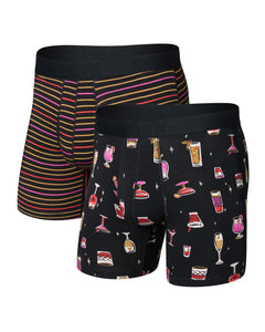 DROPTEMP BOXER BRIEF 2-PACK | JINGLE JUICE/JINGLE STRIPE-Intimates-SAXX-SMALL-JINGLE JUICE-J.STRIP-Coriander