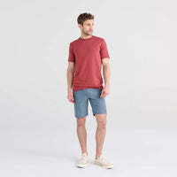 DROPTEMP COOL COTTON CREW TEE - RED CLAY-Shirts & Tops-SAXX-Coriander