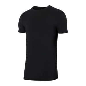 DROPTEMP COOL COTTON SHORT SLEEVE TEE | BLACK-Shirts & Tops-SAXX-Coriander