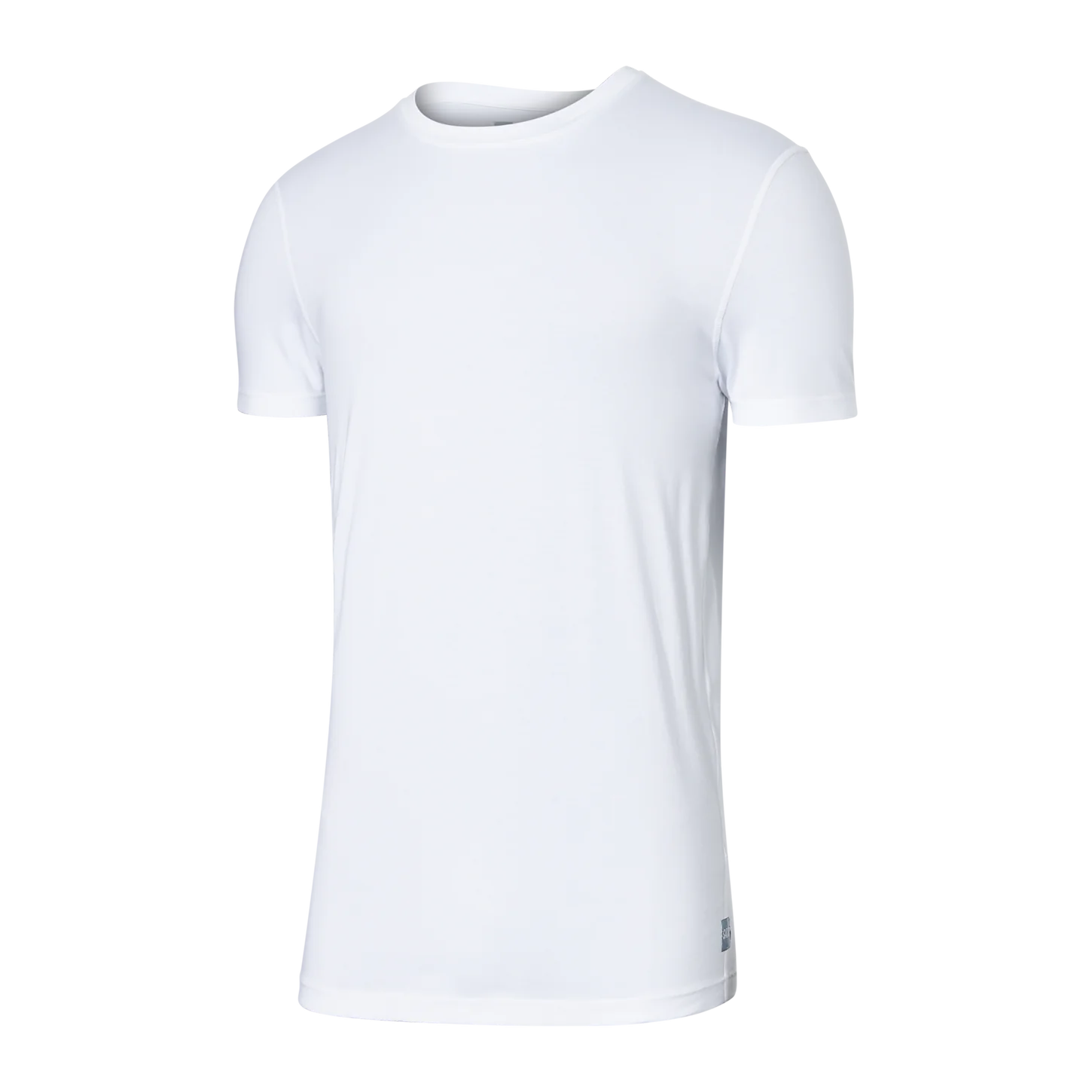 DROPTEMP COOL COTTON T-SHIRT | WHITE-Shirts & Tops-SAXX-SMALL-WHITE-Coriander