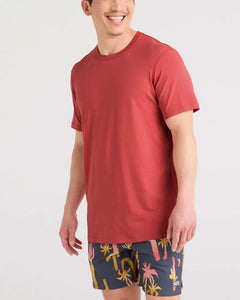 DROPTEMP COOLING COTTON TEE | MINERAL RED-Shirts & Tops-SAXX-SMALL-MINERAL RED-Coriander