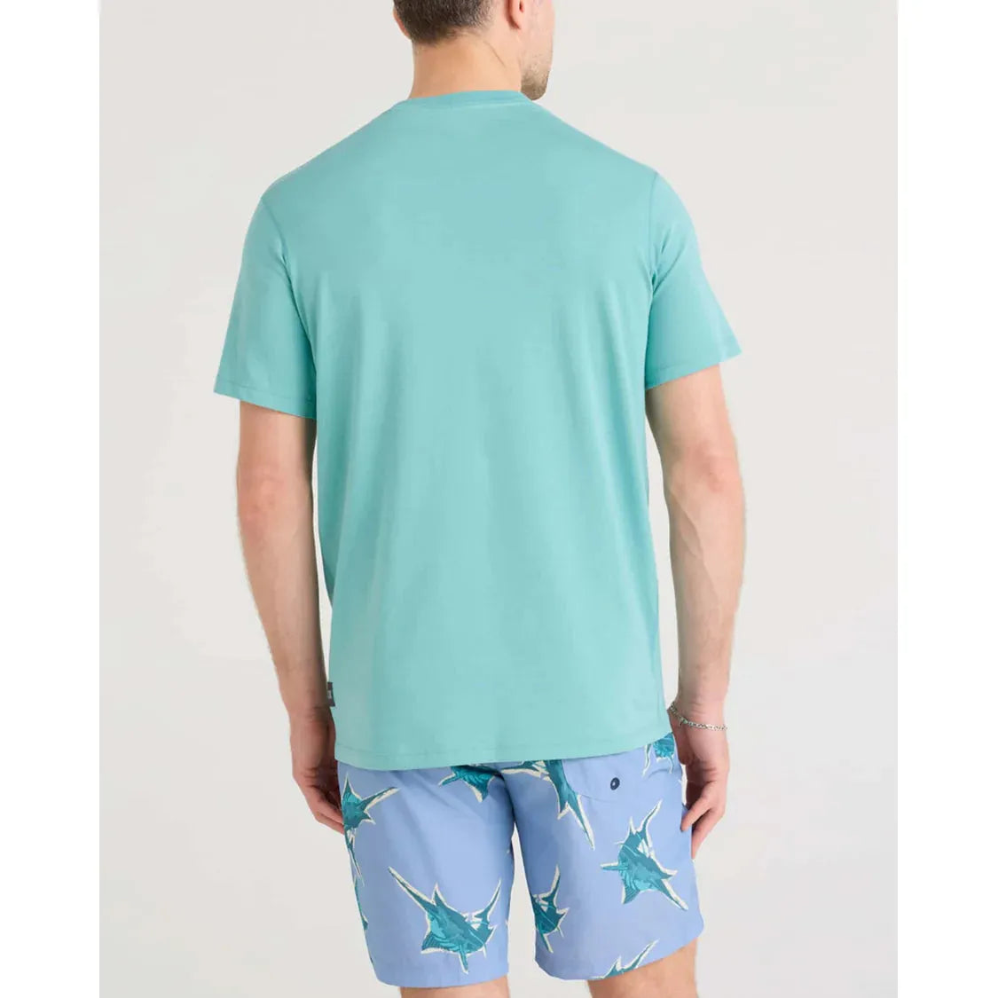 DROPTEMP COOLING COTTON TEE | SEA FOAM-Shirts & Tops-SAXX-Coriander