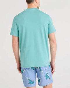 DROPTEMP COOLING COTTON TEE | SEA FOAM-Shirts & Tops-SAXX-Coriander