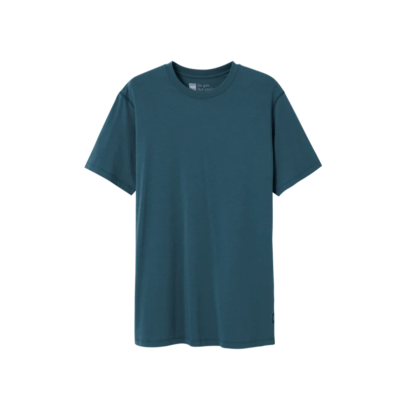 DROPTEMP COOLING COTTON TEE | STORM-Shirts & Tops-SAXX-Coriander