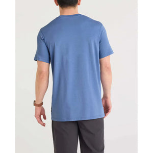 DROPTEMP COOLING COTTON TEE | TIDAL BLUE-Shirts & Tops-SAXX-Coriander