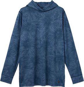 DROPTEMP COOLING HOODIE | BIG DAISY-DENIM HEATHER-Shirts & Tops-SAXX-Coriander