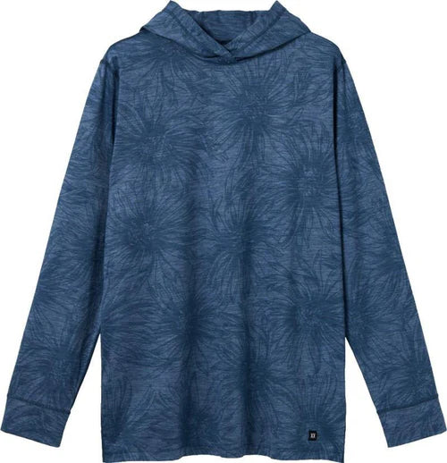 DROPTEMP COOLING HOODIE | BIG DAISY-DENIM HEATHER-Shirts & Tops-SAXX-Coriander