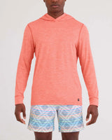 DROPTEMP COOLING HOODIE | DESERT FLOWER HEATHER-Shirts & Tops-SAXX-SMALL-DESERT FLOWER HEATHR-Coriander