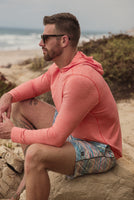 DROPTEMP COOLING HOODIE | DESERT FLOWER HEATHER-Shirts & Tops-SAXX-Coriander
