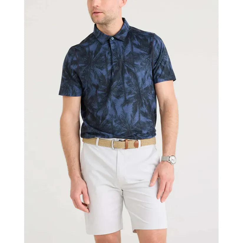 DROPTEMP COOLING POLO | VACATION VIBES-DK. DENIM-Shirts & Tops-SAXX-Coriander