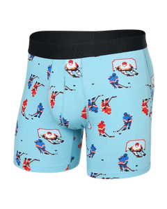 DROPTEMP COTTON BOXER BRIEF | ACTION ON ICE-BLUE-Intimates-SAXX-Coriander