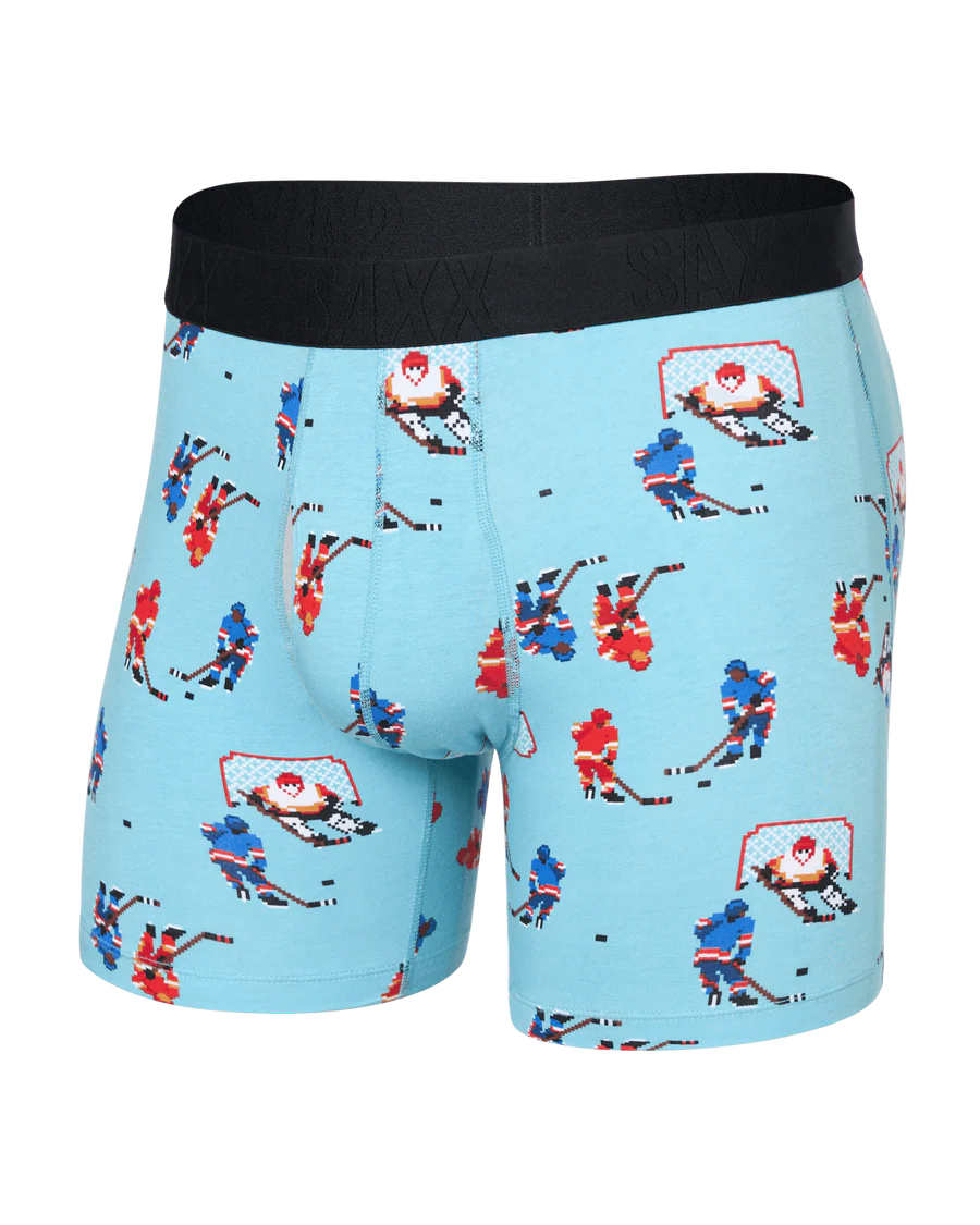 DROPTEMP COTTON BOXER BRIEF | ACTION ON ICE-BLUE-Intimates-SAXX-Coriander