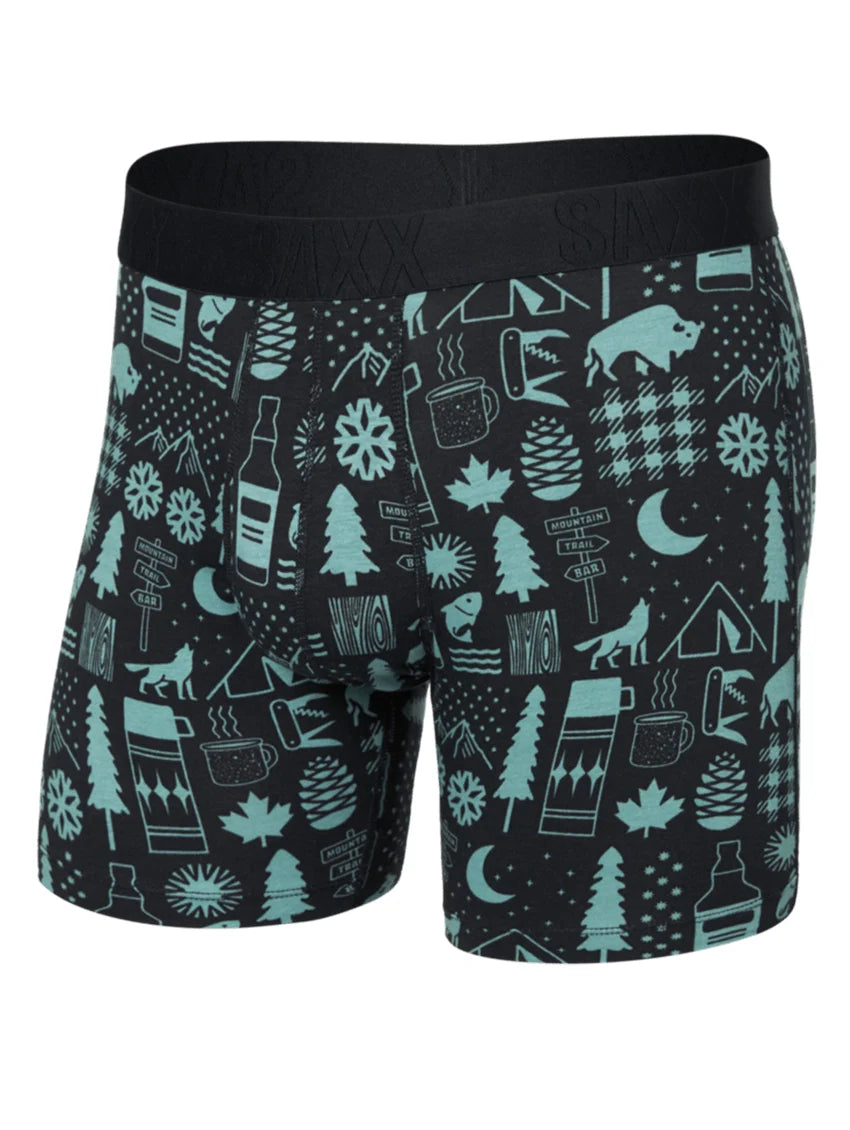 DROPTEMP COTTON BOXER BRIEF | CAMP STAMPS-BLACK-Intimates-SAXX-SMALL-CAMP STAMPS-BLACK-Coriander
