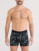 DROPTEMP COTTON BOXER BRIEF | CAMP STAMPS-BLACK-Intimates-SAXX-Coriander