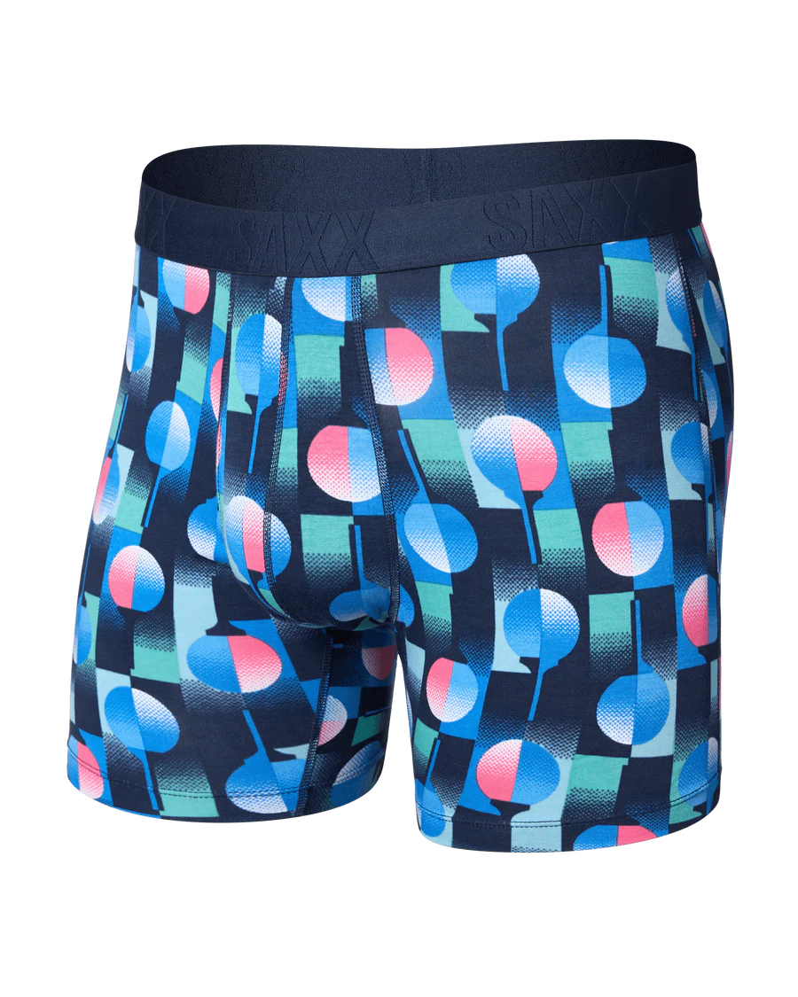 DROPTEMP COTTON BOXER BRIEF | TEE UP-MARITIME BLUE-Intimates-SAXX-Coriander