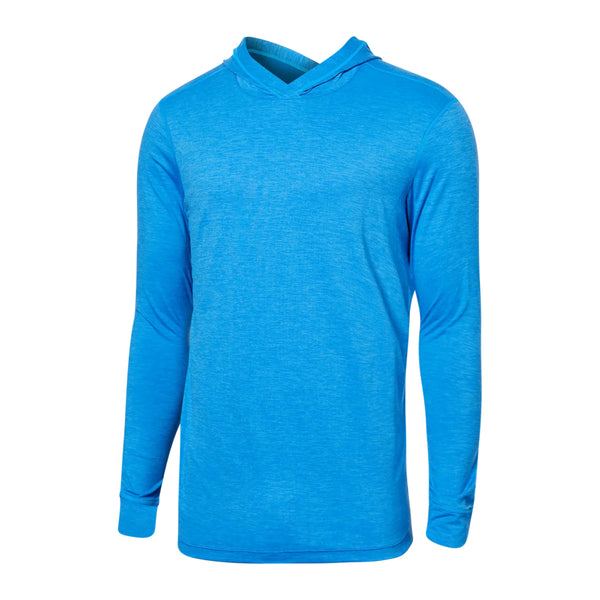 DROPTEMP HOODIE | RACER BLUE HEATHER-Sweaters & Jackets-SAXX-MEDIUM-RACER BLUE HEATHER-Coriander