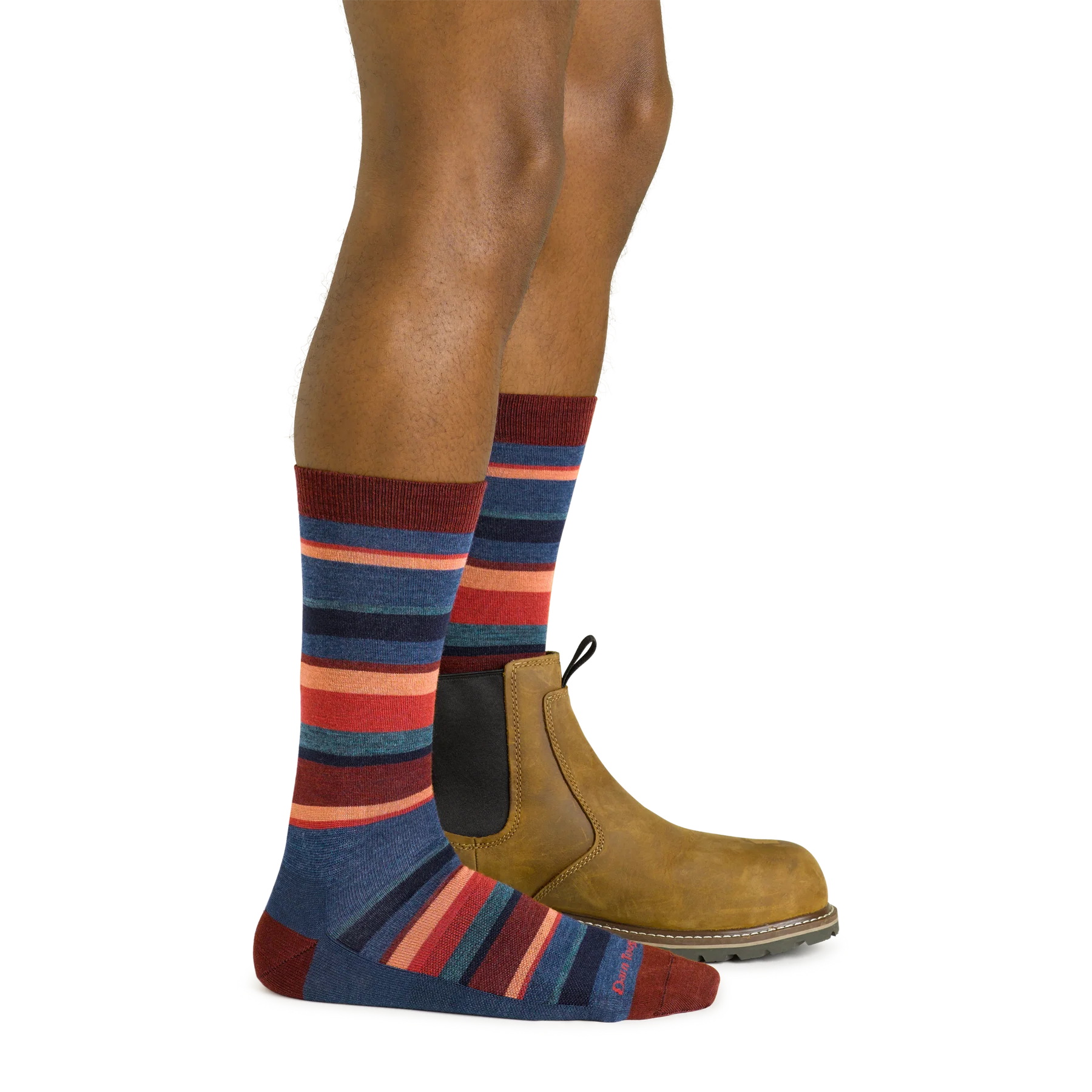 DRUID CREW MEN'S LIGHTWEIGHT SOCKS-Socks & Footwear-DARN TOUGH-Coriander