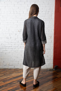 DUSTER | REVERSIBLE MESH STITCH-Jackets & Sweaters-LIV BY HABITAT-Coriander