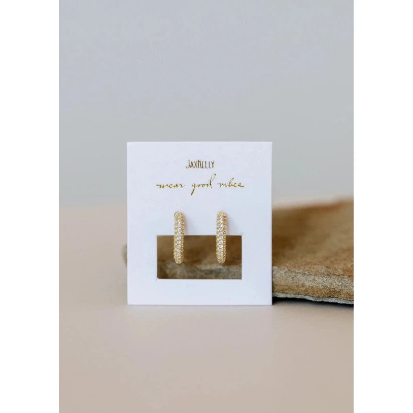 EARRINGS | GOLD HOOP-Jewellery-JAX KELLY-Coriander
