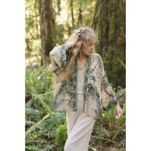 EARTH AND SKY CROPPED KIMONO-Jackets & Sweaters-MARKET OF STARS-Coriander