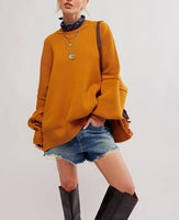 EASY STREET TUNIC-Top-FREE PEOPLE-Coriander