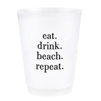 EAT, DRINK, BEACH FROST CUP | 8PACK-Home-SANTA BARBARA DESIGN STUDIO-Coriander