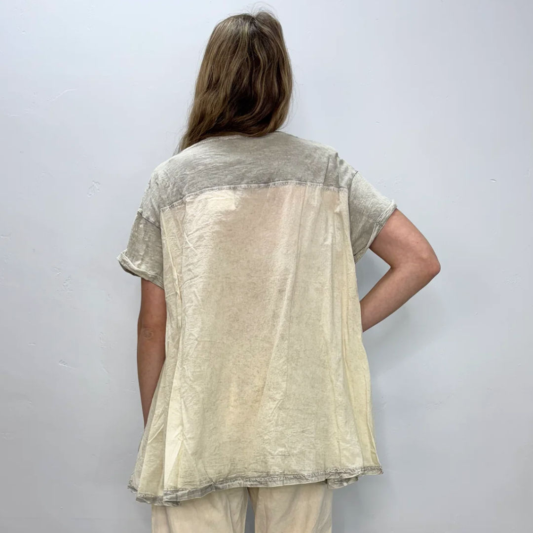 EMBROIDERED FLORAL TOP-Top-THE PAPERLACE-Coriander