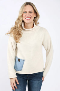 EMERIE PULLOVER-Jackets & Sweaters-SHANNON PASSERO-XSMALL-CREAM-Coriander