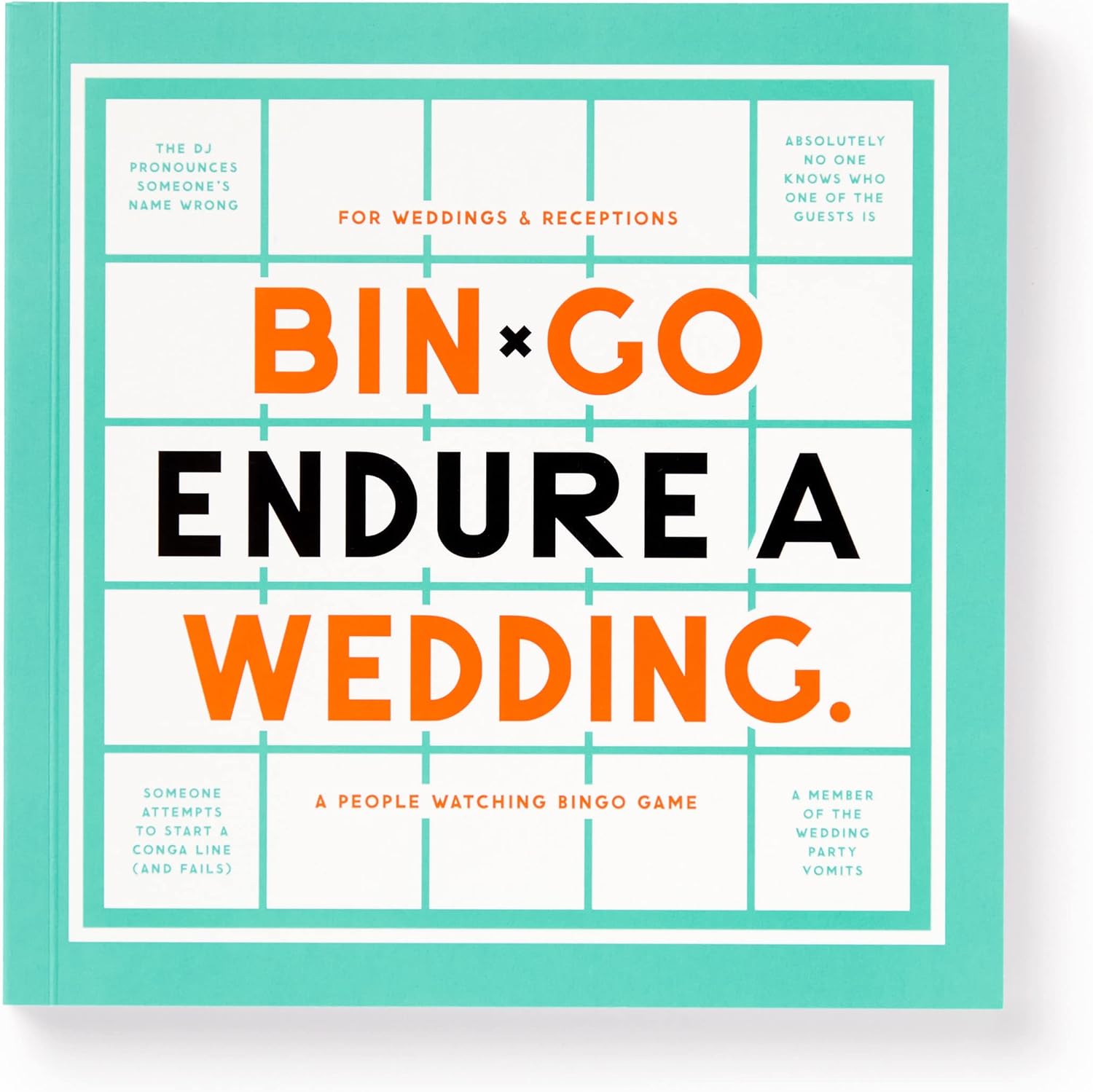 ENDURE A WEDDING BINGO-Fun and Games-RAINCOAST-Coriander