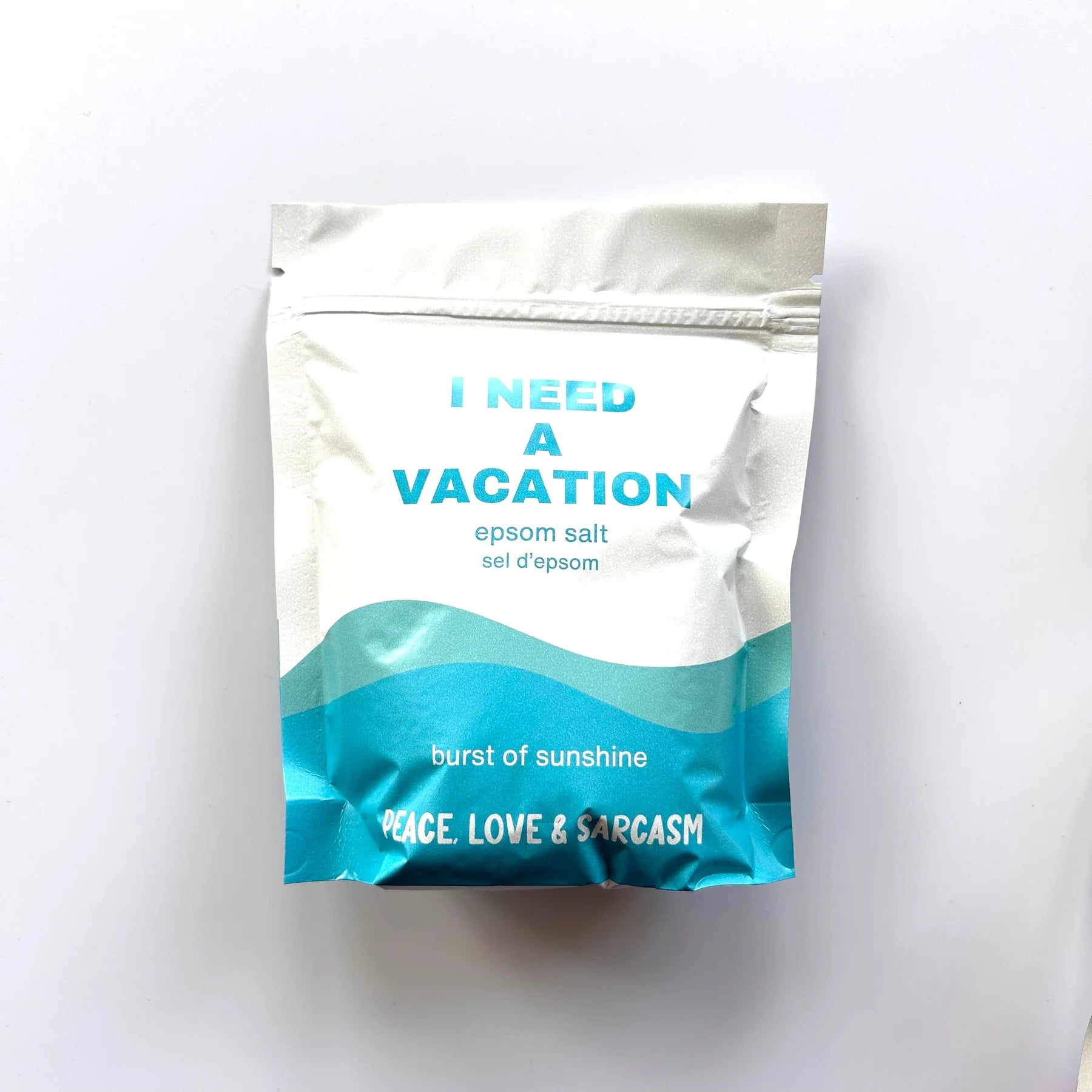 EPSOM SALT BATH SOAK | I NEED A VACATION-Self Care-PEACE, LOVE AND SARCASM-Coriander