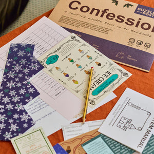 ESCAPE ROOM GAME | CHRISTMAS: THE CONFESSION-Fun and Games-PUZZLE POST UK-Coriander