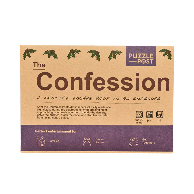 ESCAPE ROOM GAME | CHRISTMAS: THE CONFESSION-Fun and Games-PUZZLE POST UK-Coriander