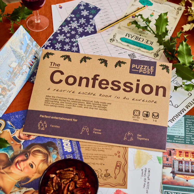 ESCAPE ROOM GAME | CHRISTMAS: THE CONFESSION-Fun and Games-PUZZLE POST UK-Coriander