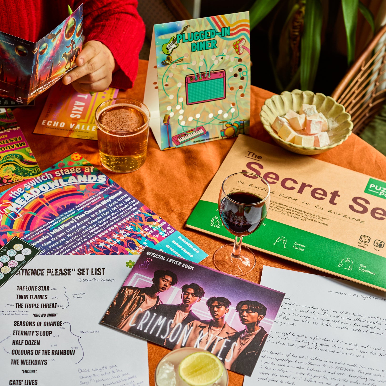 ESCAPE ROOM IN AN ENVELOPE: THE SECRET SET DINNER PARTY-Fun and Games-PUZZLE POST UK-Coriander