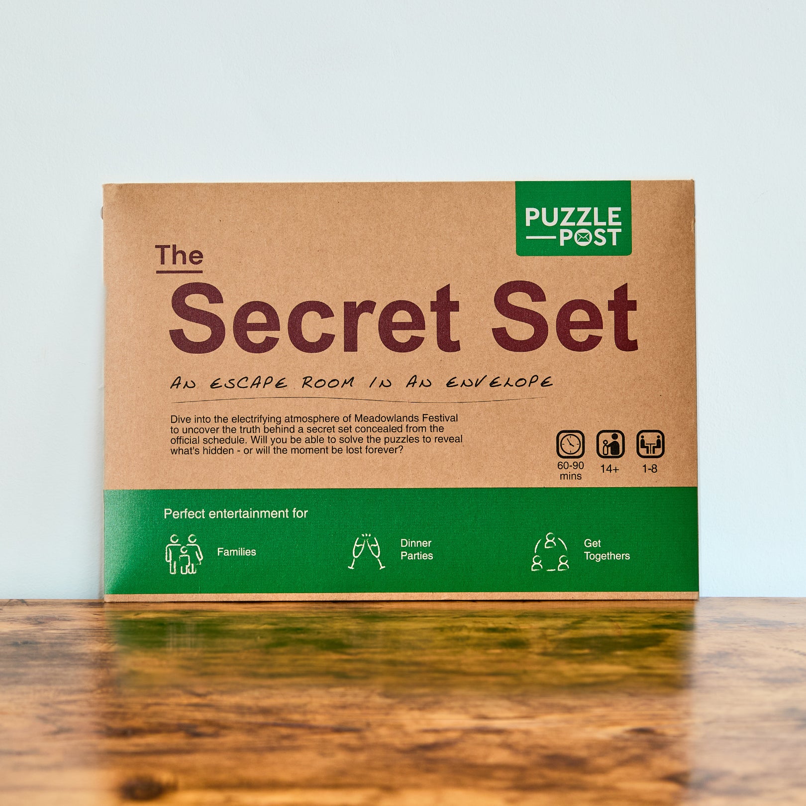 ESCAPE ROOM IN AN ENVELOPE: THE SECRET SET DINNER PARTY-Fun and Games-PUZZLE POST UK-Coriander