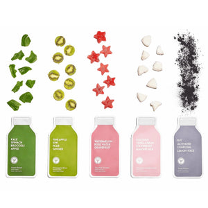 ESW BEAUTY RAW JUICE CLEANSE MASK SET (5)-Self Care-ESW BEAUTY-Coriander