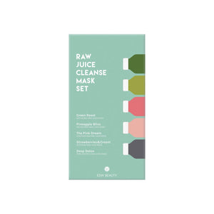 ESW BEAUTY RAW JUICE CLEANSE MASK SET (5)-Self Care-ESW BEAUTY-Coriander