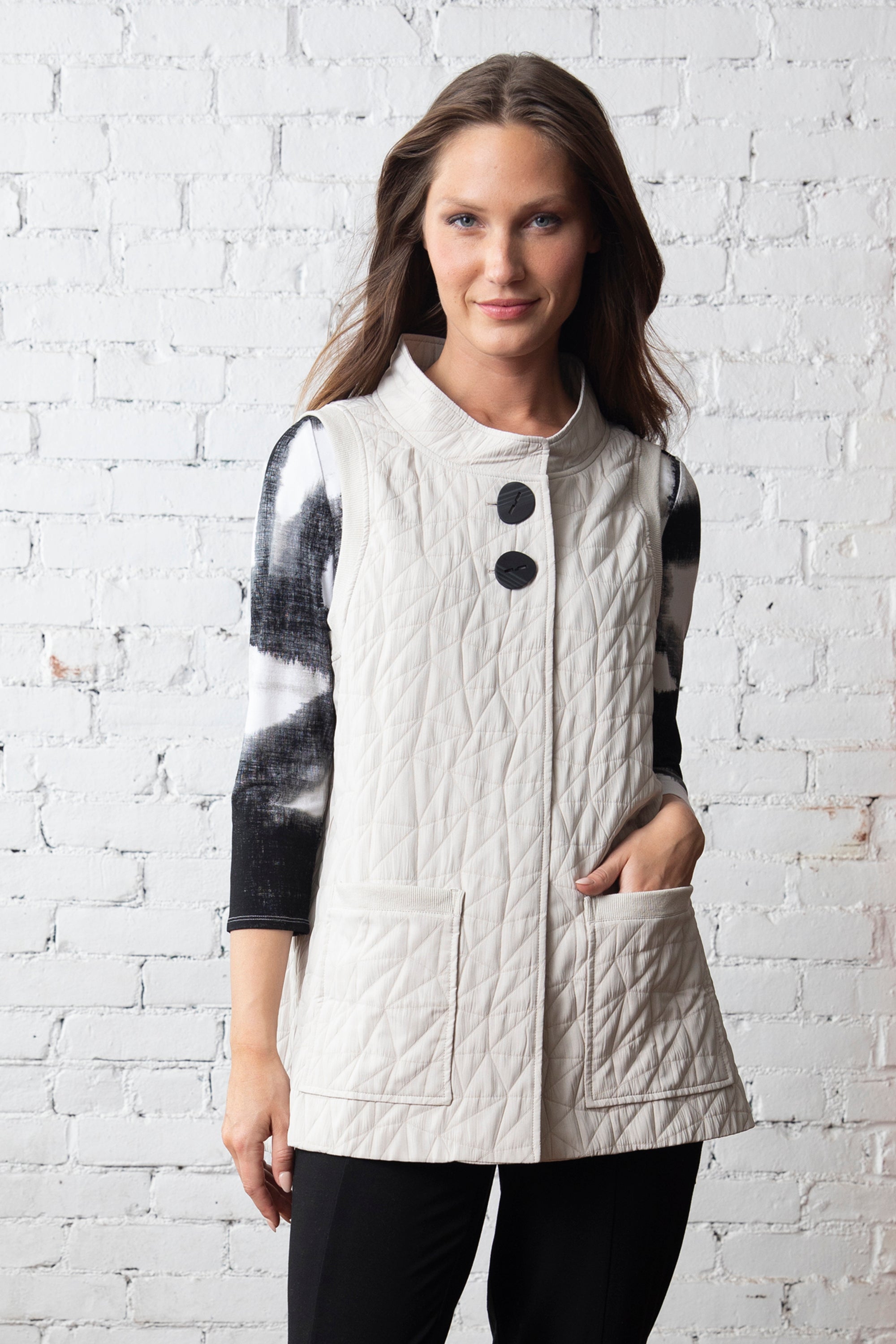 EVERYDAY LAYER VEST-Jackets & Sweaters-LIV BY HABITAT-XSMALL-SHELL-Coriander