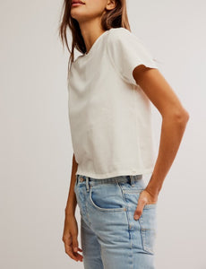 EVERYDAY TEE-T-shirt-FREE PEOPLE-Coriander