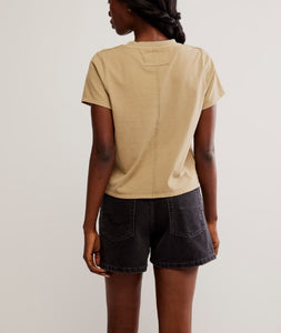 EVERYDAY TEE-T-shirt-FREE PEOPLE-Coriander