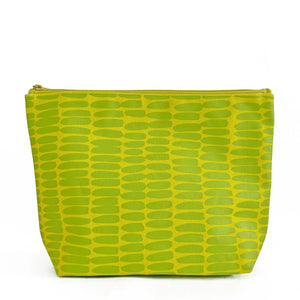 EXTRA LARGE WALL TRAVEL POUCH - CITRON/GREEN-Case-SEE DESIGN-Coriander