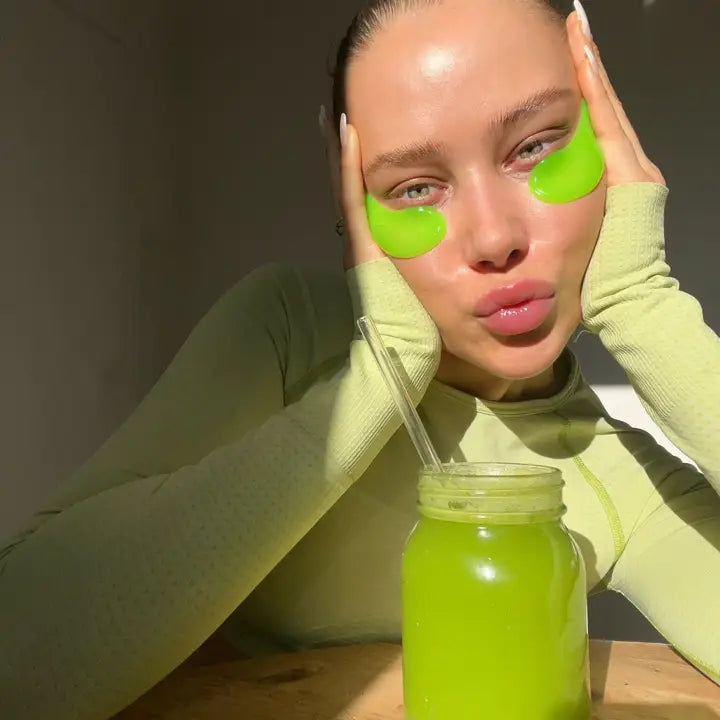 EYE HYDROGEL PADS | GREEN CAFFEINE BRIGHT-Self Care-VITAMASQUES-Coriander