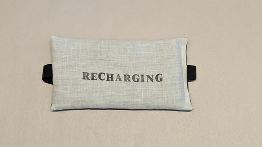 EYE PILLOW | FLAX SEED & LAVENDER-Self care-WILLOW TREE-RECHARGING-Coriander