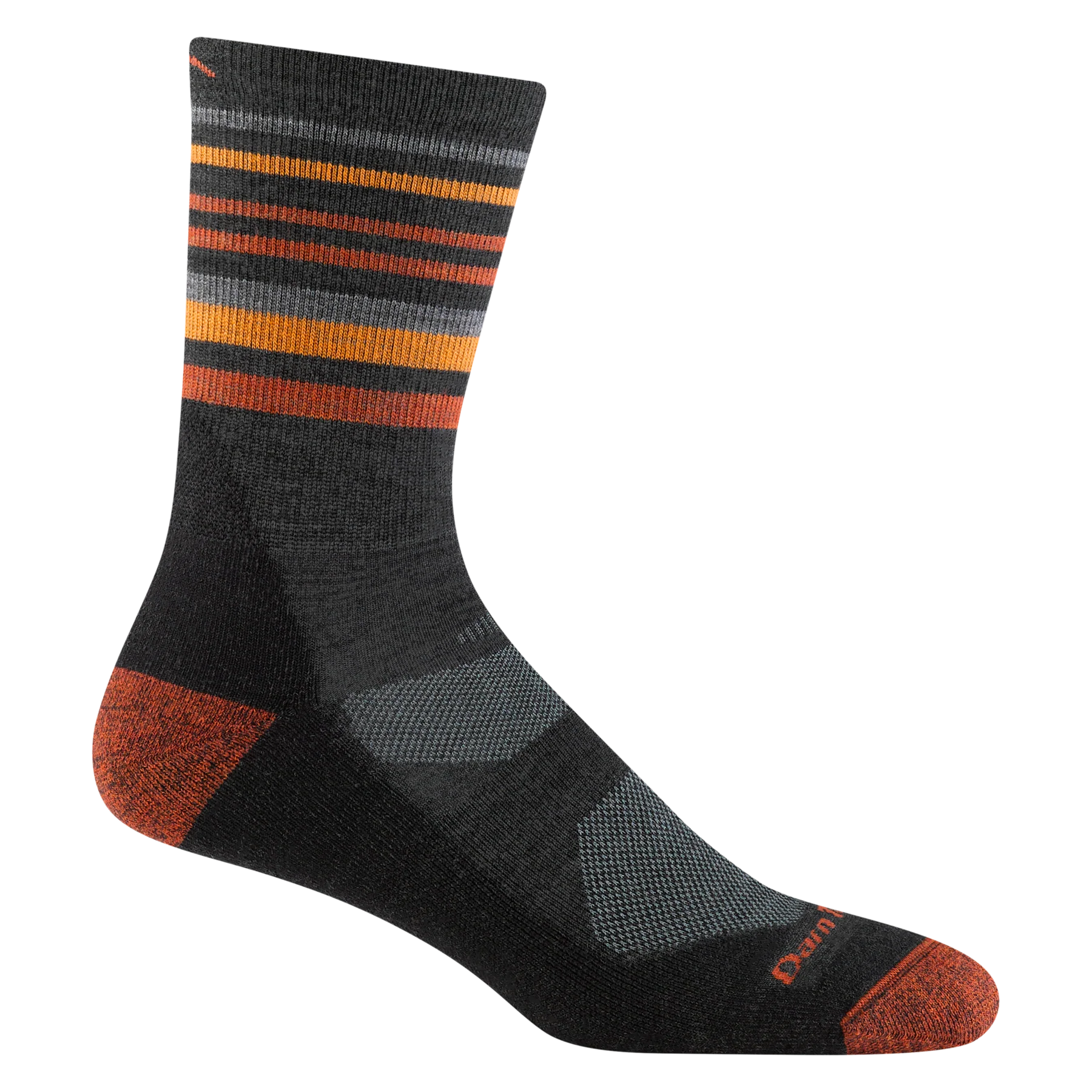 FASTPACK MICRO CREW LIGHTWEIGHT CUSHION SOCK-Socks-DARN TOUGH-LARGE-CHARCOAL-Coriander