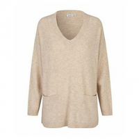 FAUNIEL TOP-Jackets & Sweaters-MASAI-XSMALL-BEIGE MEL-Coriander