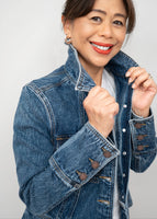 FDJ DENIM JACKET | UTILITY-Jackets & Sweaters-FRENCH DRESSING JEANS-SMALL-MEDIUM DARK WASH-Coriander