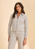 FDJ JACKET | ZIP FRONT-Jackets & Sweaters-FRENCH DRESSING JEANS-XSMALL-GREY-Coriander